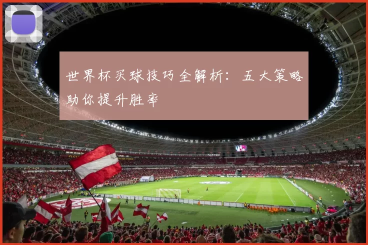 世界杯买球技巧全解析:五大策略助你提升胜率