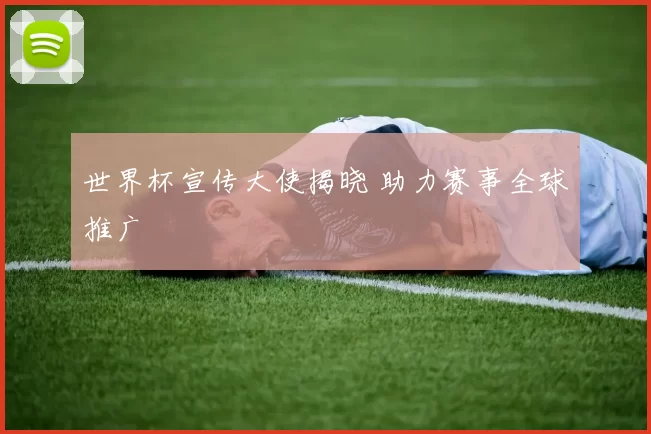 世界杯宣传大使揭晓 助力赛事全球推广